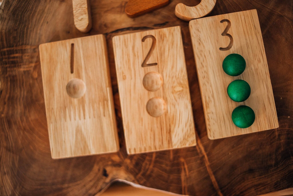 WOODEN COUNTING & MATHS SET